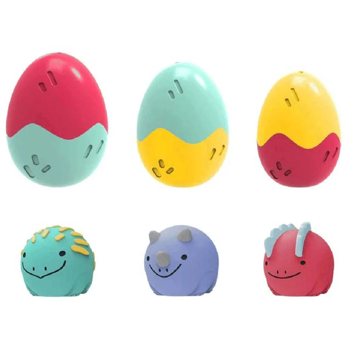 Bath Toys-Dr. Brown's Float & Hatch Dino Eggs