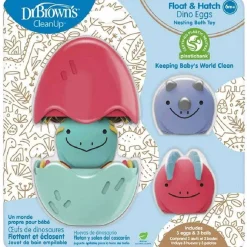 Bath Toys-Dr. Brown's Float & Hatch Dino Eggs