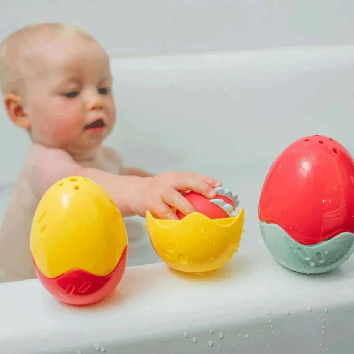 Bath Toys-Dr. Brown's Float & Hatch Dino Eggs