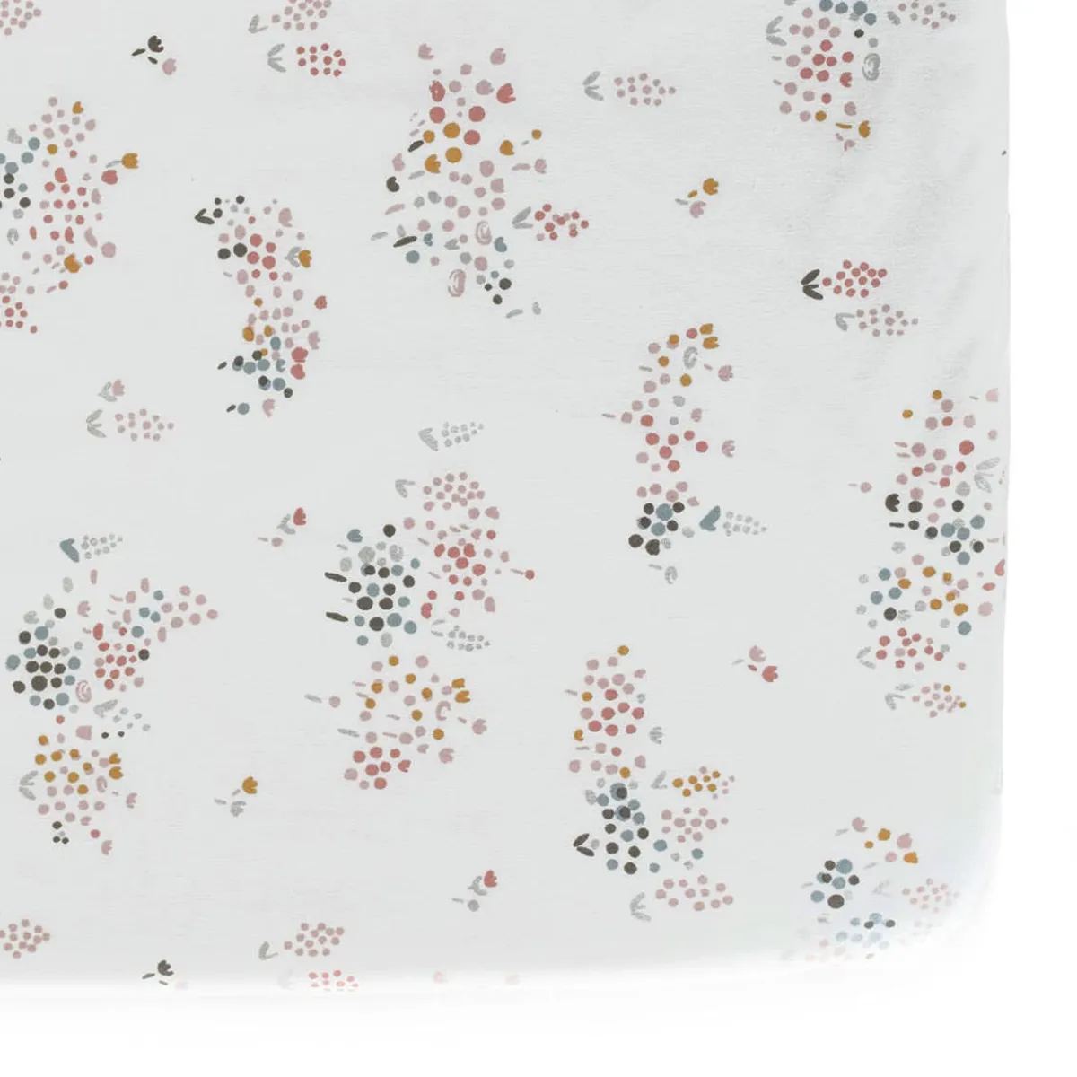 Crib Fitted Sheets-Pehr Flower Patch Crib Sheet