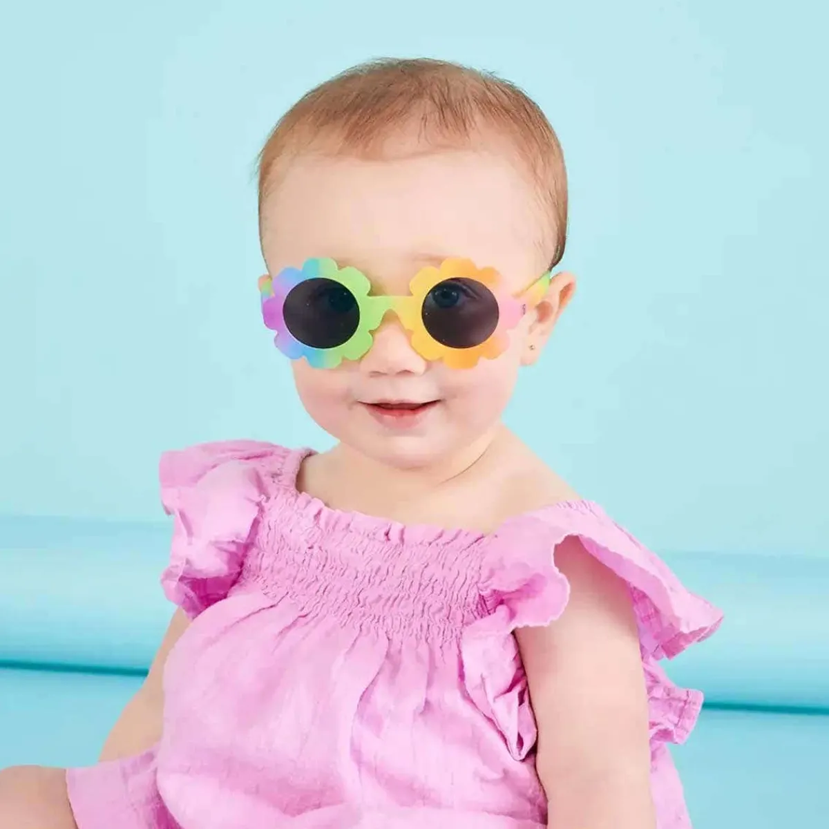 Sunglasses-Babiators Flower Sunglasses (Limited Edition) - Rainbow Collection Rad Rainbow