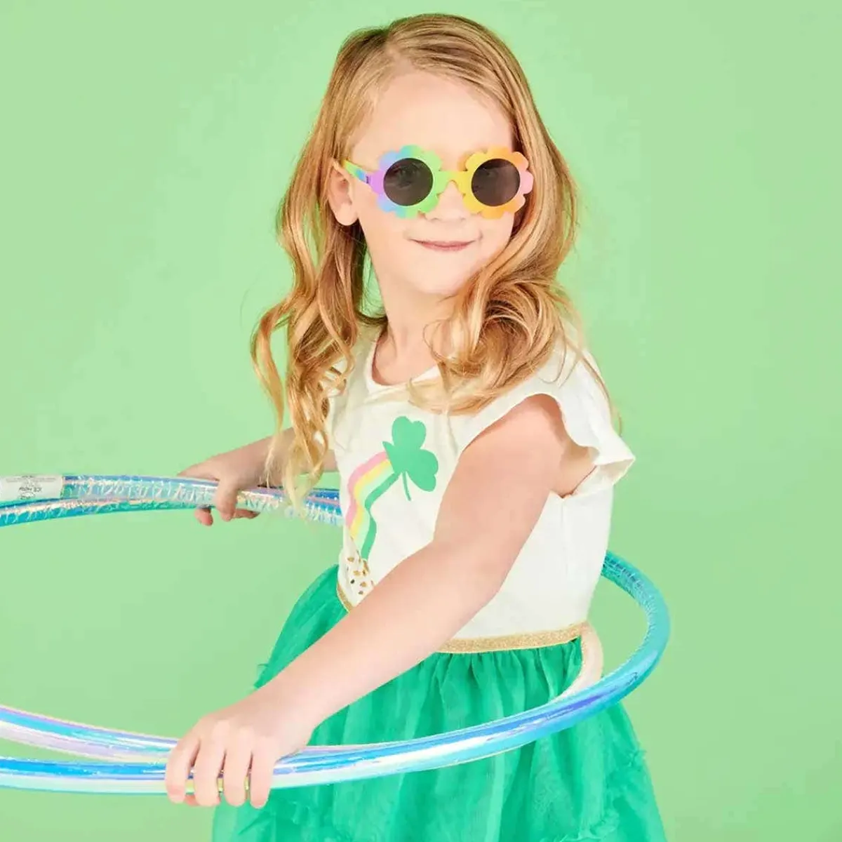 Sunglasses-Babiators Flower Sunglasses (Limited Edition) - Rainbow Collection Rad Rainbow