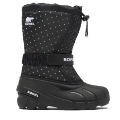 Winter Boots-Sorel Flurry Boots Print (Child) Black
