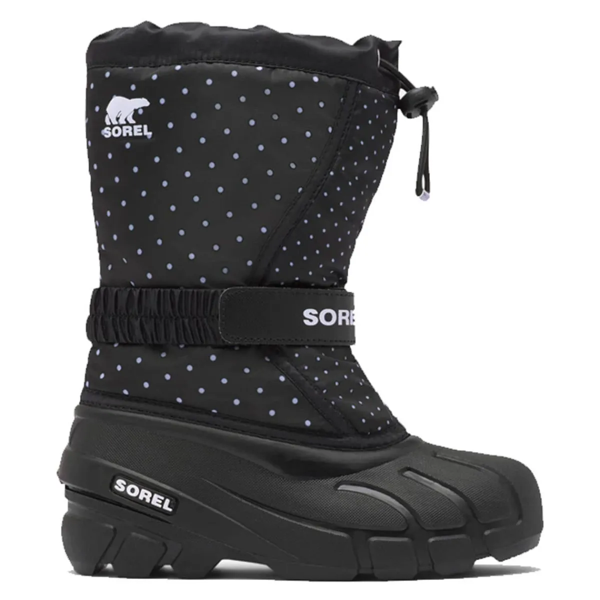 Winter Boots-Sorel Flurry Boots Print (Child) Black