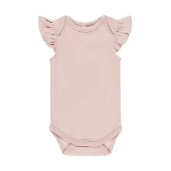 Onesies|Sleepers-Quincy Mae Flutter Sleeve Bodysuit