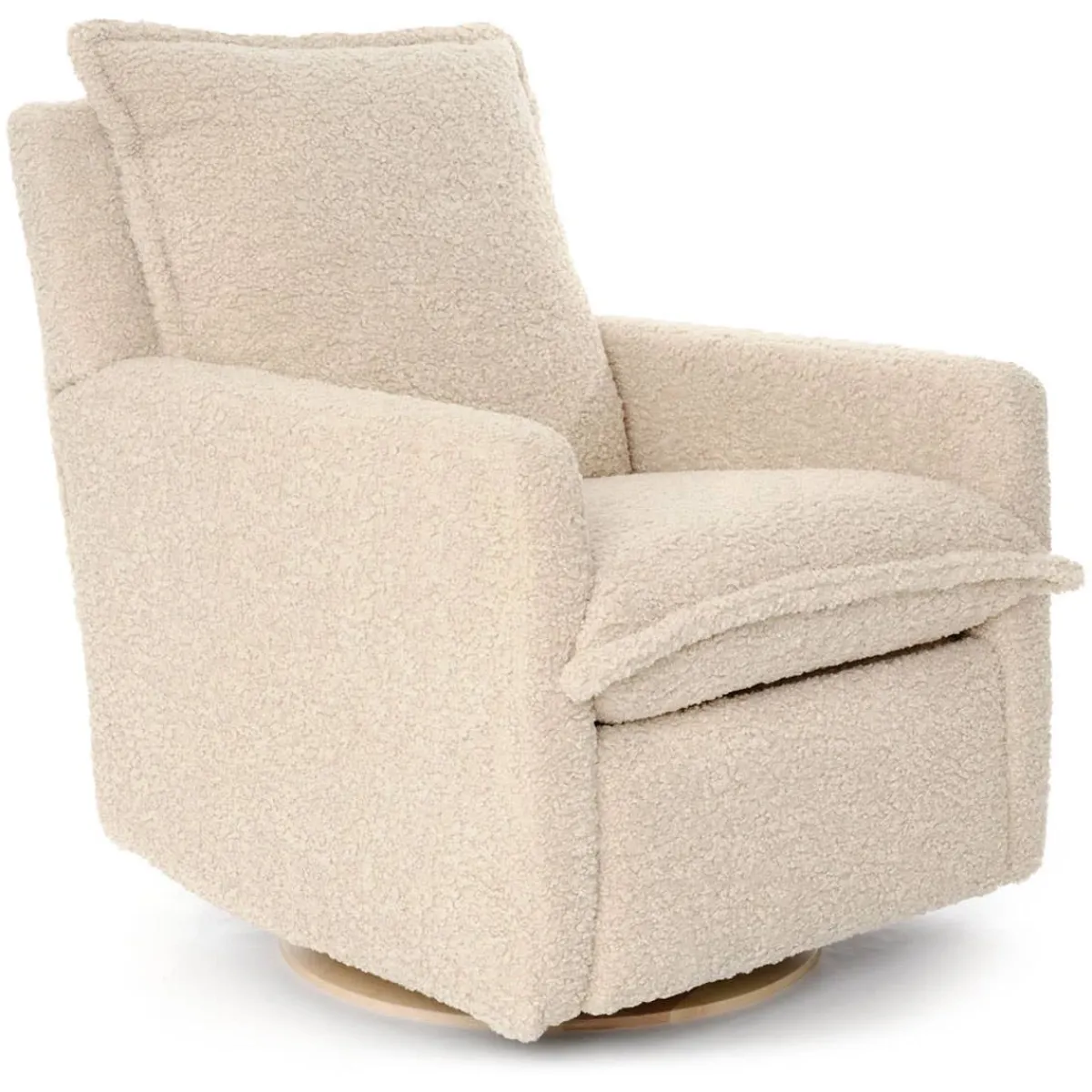 Gliders-Oilo Flynn Recliner Swivel Glider with Wood Base (Grade D)