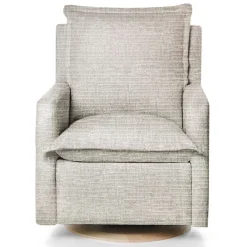Gliders-Oilo Flynn Recliner Swivel Glider with Wood Base (Grade B)