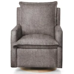Gliders-Oilo Flynn Recliner Swivel Glider with Wood Base (Grade B)