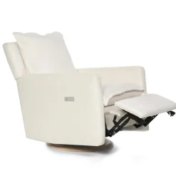 Motorized Gliders|Gliders-Oilo Flynn Swivel Glider with Power Recline Wood Base (Grade C)