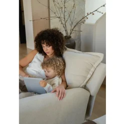 Motorized Gliders|Gliders-Oilo Flynn Swivel Glider with Power Recline Wood Base (Grade C)