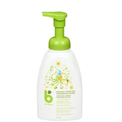 Infant Shampoo + Conditioner|Infant Body Wash-Babyganics Foam Shampoo & Body Wash Fragrance Free (16 oz)