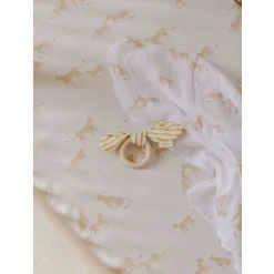 Crib Fitted Sheets-Pehr Follow Me Crib Sheet
