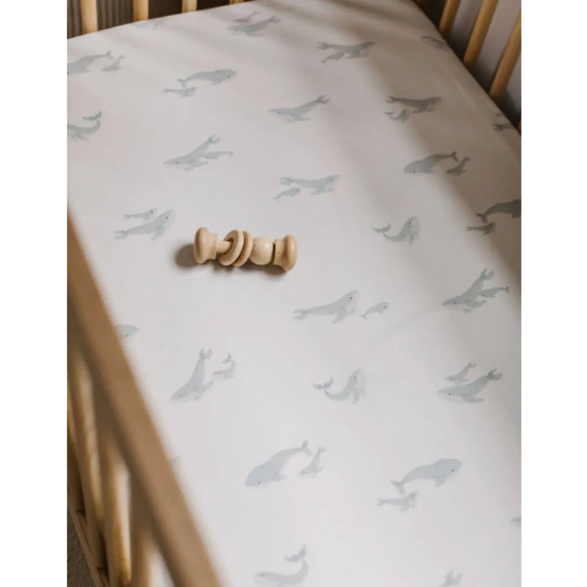 Crib Fitted Sheets-Pehr Follow Me Crib Sheet