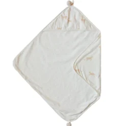 Towels + Cloths-Pehr Follow Me Hooded Towel