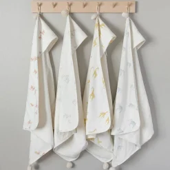Towels + Cloths-Pehr Follow Me Hooded Towel