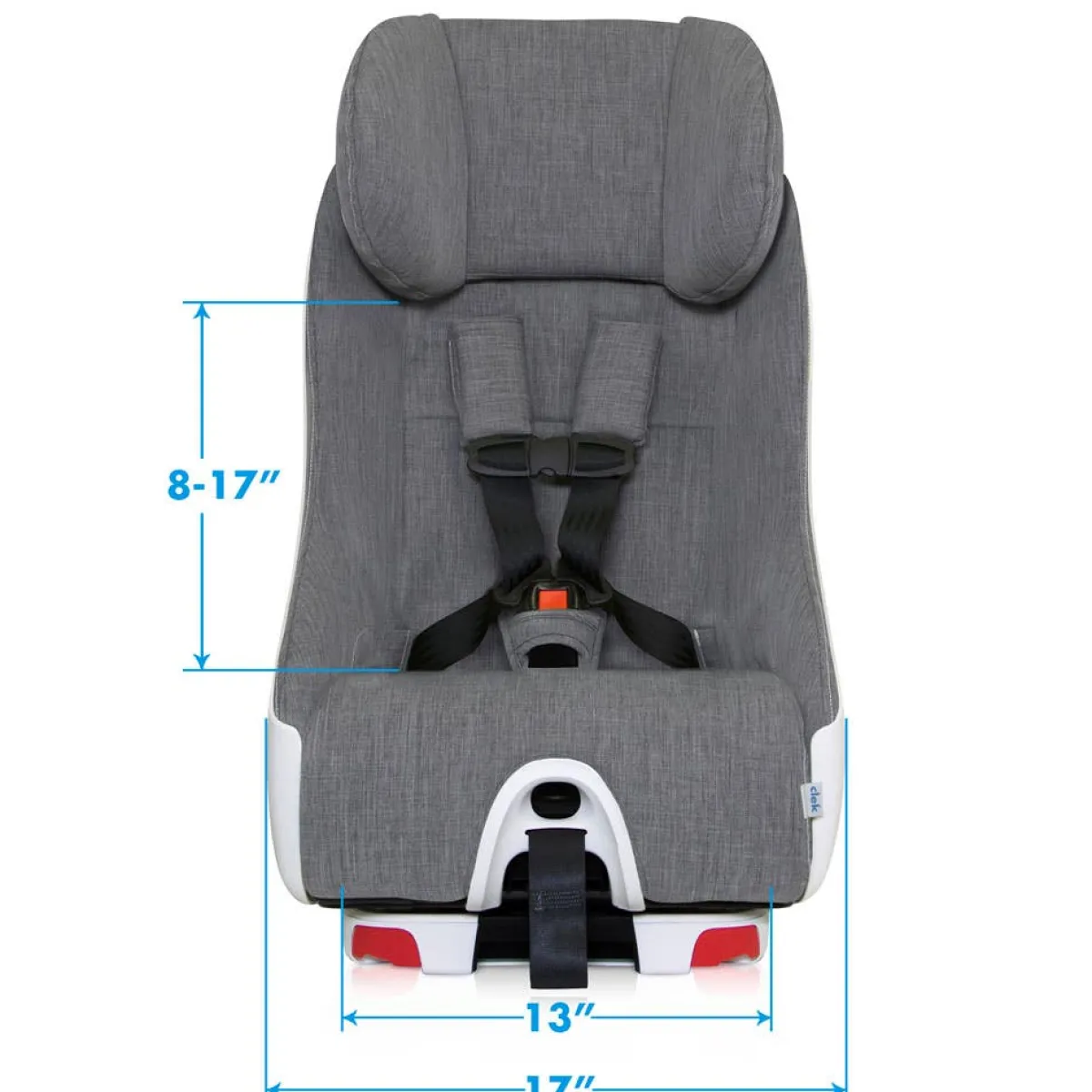 Car Seat Bases|Convertible Car Seats-Clek Foonf Convertible Car Seat - Slate
