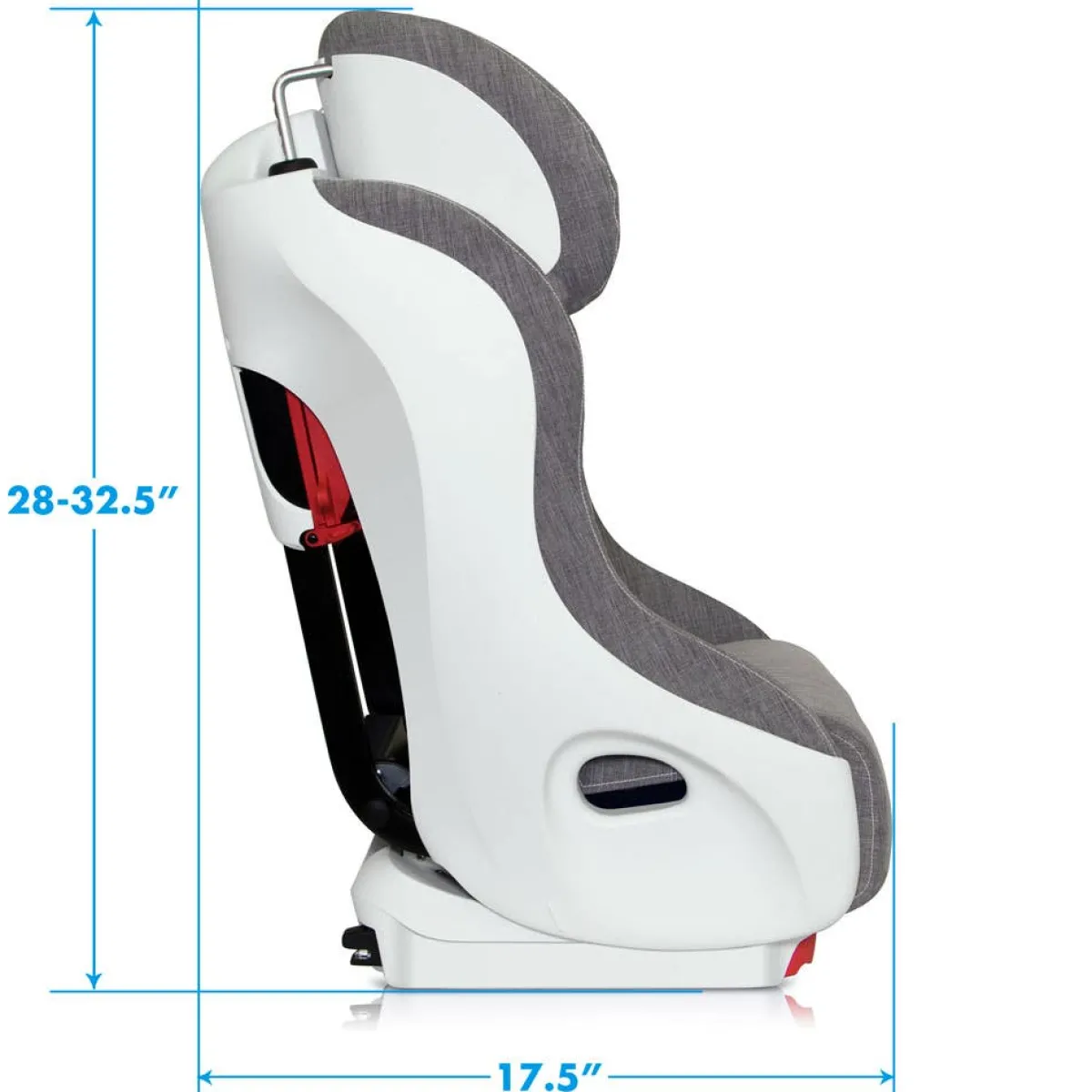 Car Seat Bases|Convertible Car Seats-Clek Foonf Convertible Car Seat - Slate