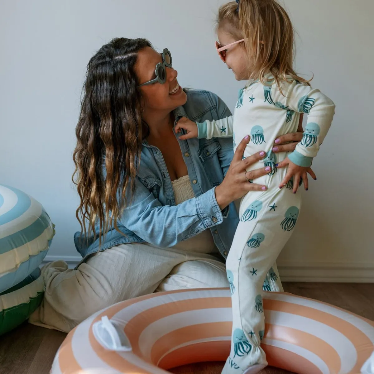 Onesies|Sleepers-ZippyJamz Footed Sleeper