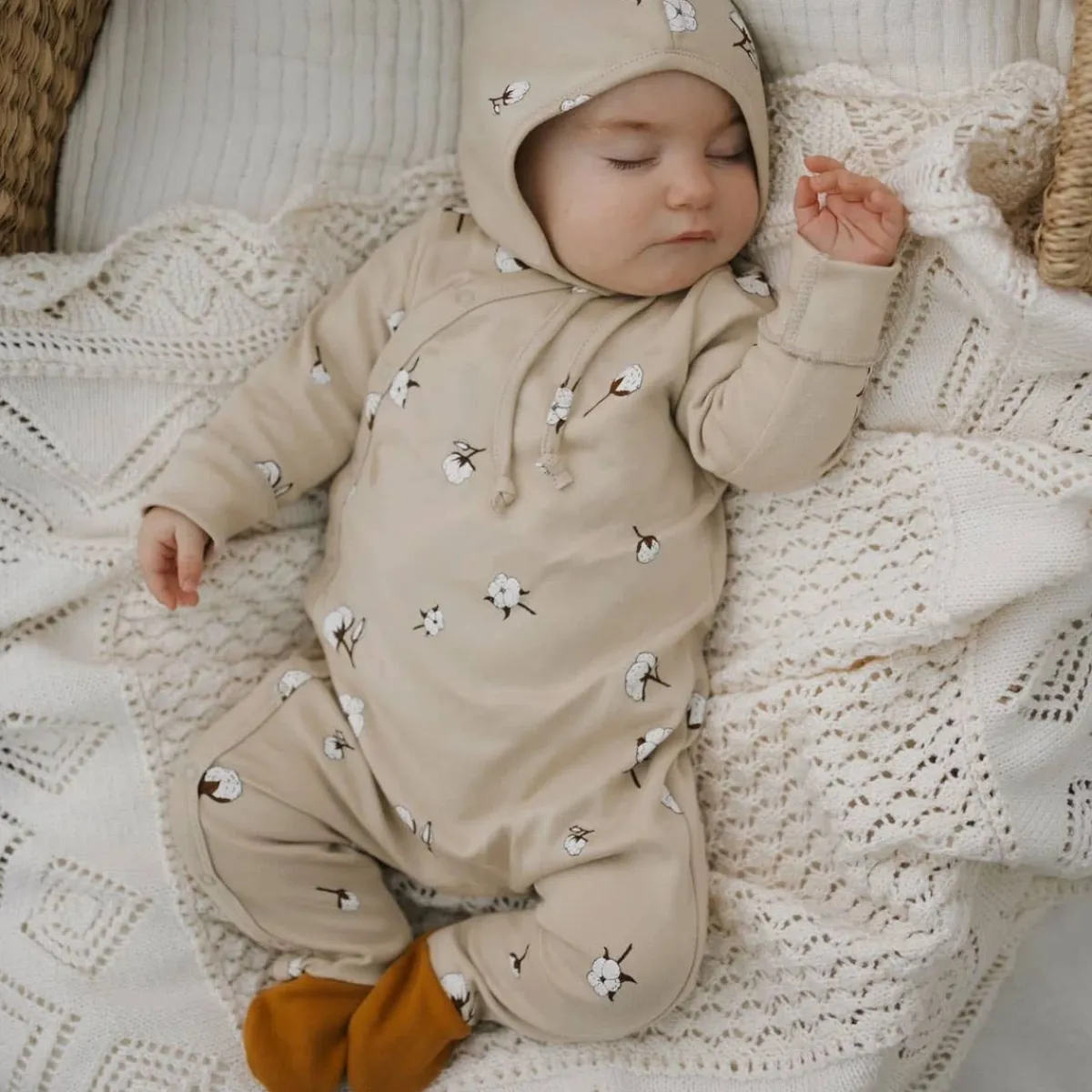 Onesies|Sleepers-Organic Zoo Footed Suit