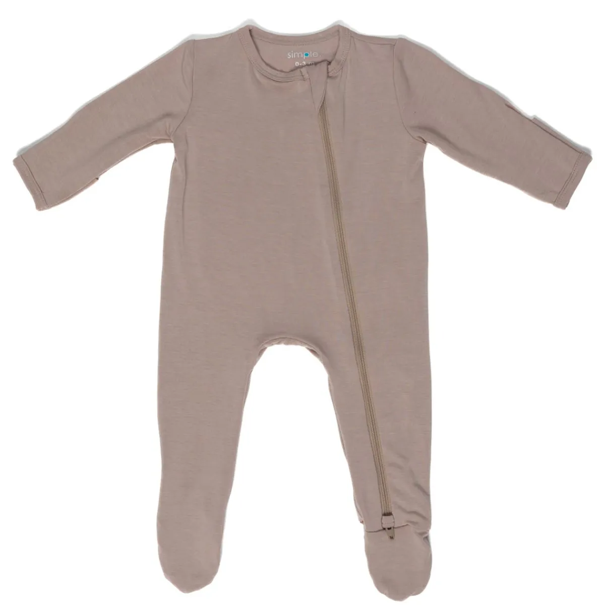 Onesies|Sleepers-Simple Footed Zipper Sleeper