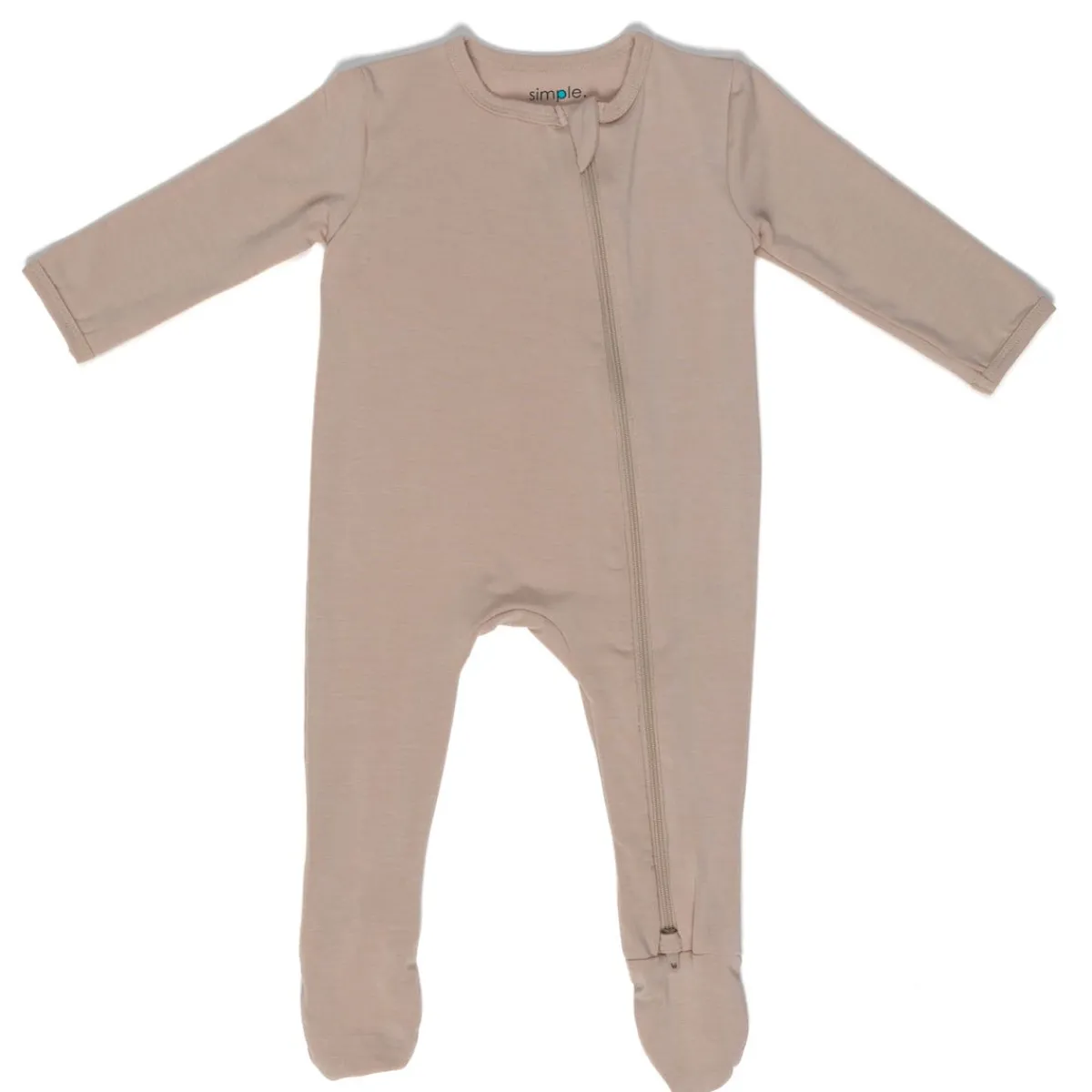 Onesies|Sleepers-Simple Footed Zipper Sleeper