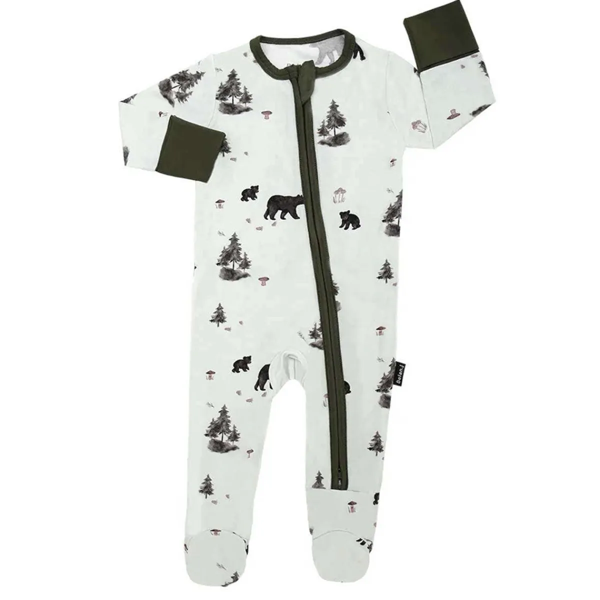 Onesies|Sleepers-Belan.J Footed Zipper Sleeper