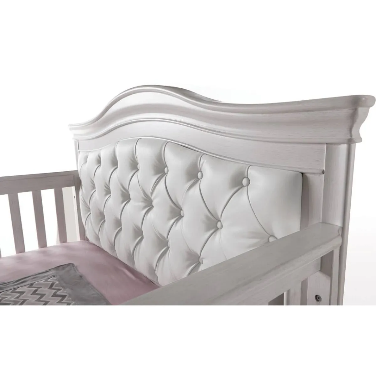 Convertible Cribs-Pali Forever Crib with Vinyl Panel