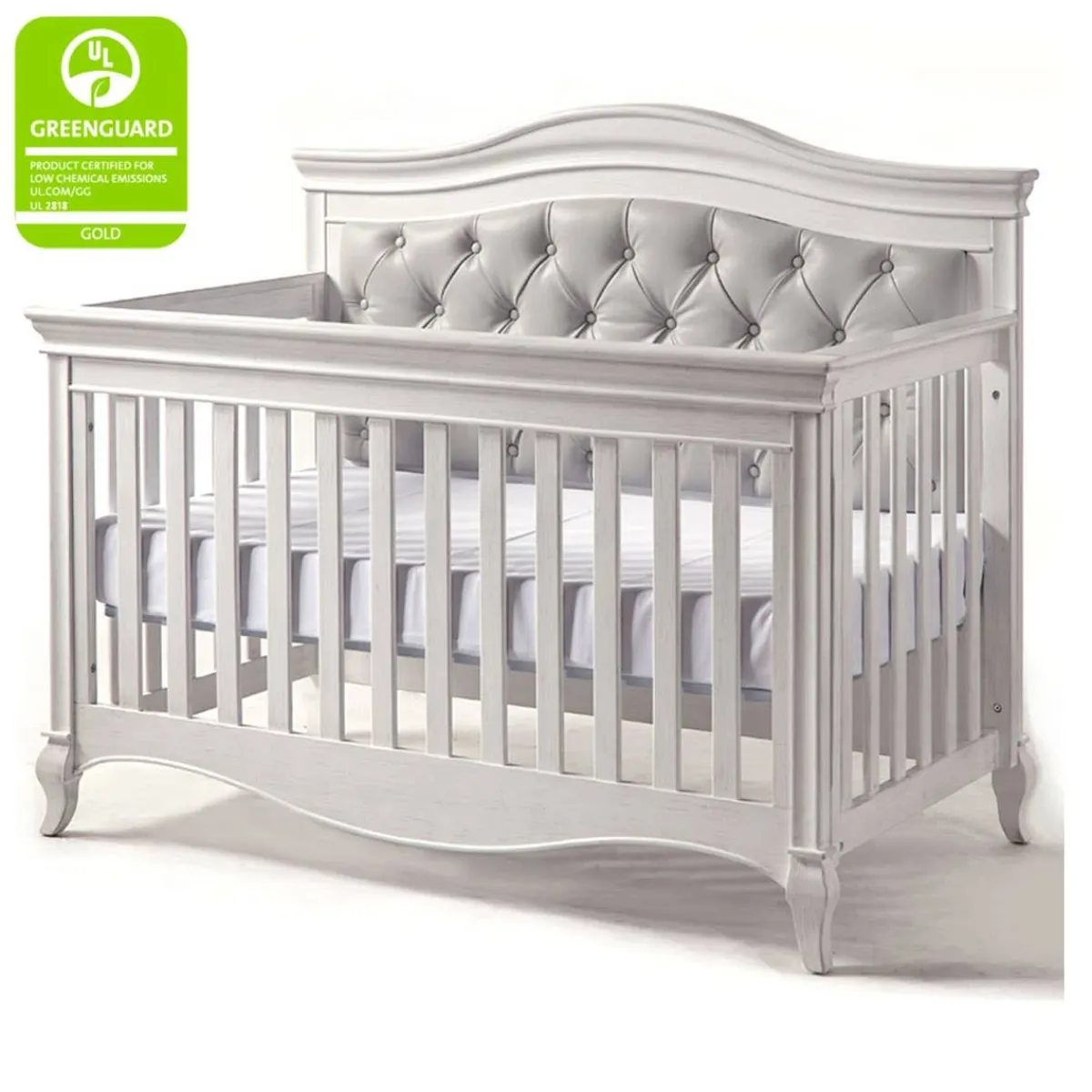 Convertible Cribs-Pali Forever Crib with Vinyl Panel