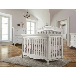 Convertible Cribs-Pali Forever Crib with Vinyl Panel