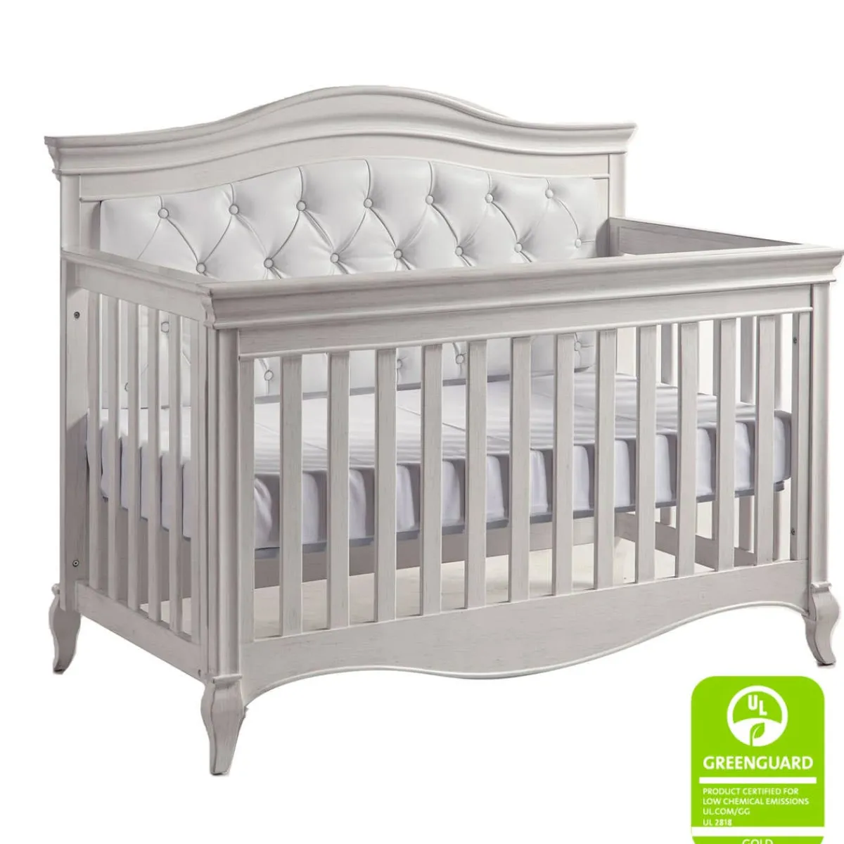 Convertible Cribs-Pali Forever Crib with Vinyl Panel