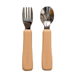 Kids Utensils|Toddler Training Utensils-Minika Fork & Spoon Set