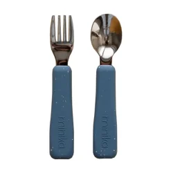 Kids Utensils|Toddler Training Utensils-Minika Fork & Spoon Set