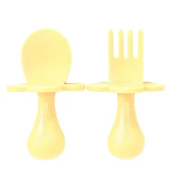 Toddler Training Utensils-Grabease Fork & Spoon Set