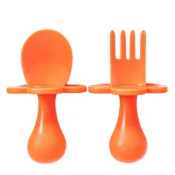 Toddler Training Utensils-Grabease Fork & Spoon Set