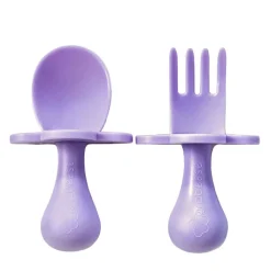 Toddler Training Utensils-Grabease Fork & Spoon Set