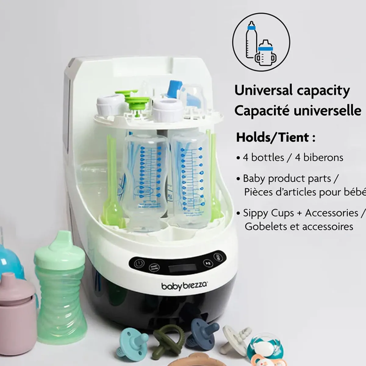 Formula Dispensers|Bottle Warmers-Baby Brezza Formula Pro Advance + Bottle Washer Pro