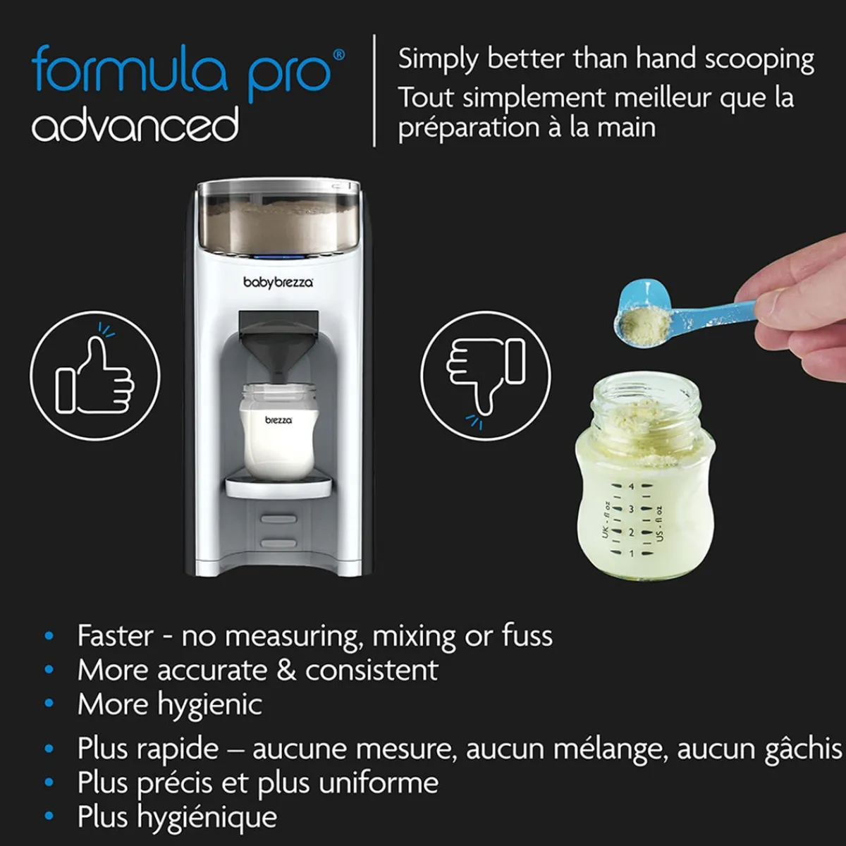 Baby Food Prep + Storage|Formula Dispensers-Baby Brezza Formula Pro Advanced