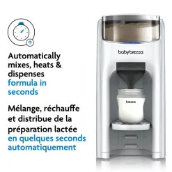 Formula Dispensers|Bottle Warmers-Baby Brezza Formula Pro Advanced - White on White