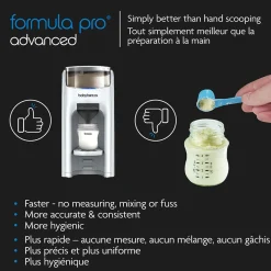 Formula Dispensers|Bottle Warmers-Baby Brezza Formula Pro Advanced - White on White