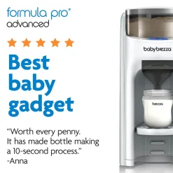 Formula Dispensers|Bottle Warmers-Baby Brezza Formula Pro Advanced - White on White