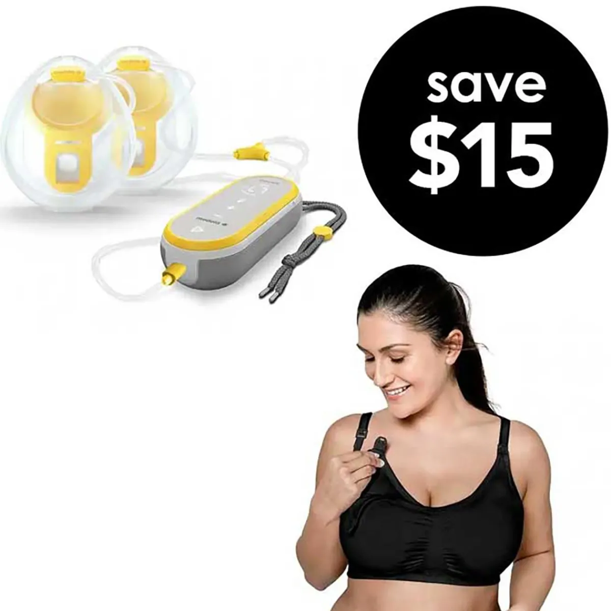 Breast Pumps + Accessories-Medela Freestyle Pump + 3-in-1 Pumping Bra