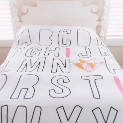 Kids Bedding-Lolli Living Full Duvet Set - Paper Hearts