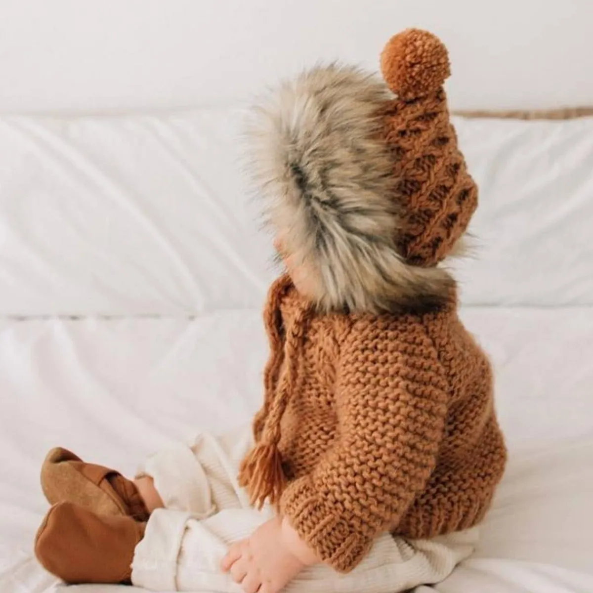 Winter Hats-Huggalugs Fur Bonnet