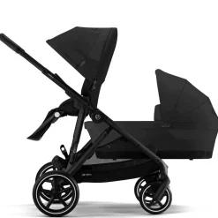 Stroller Accessories-Cybex Gazelle S Cot - Moon Black