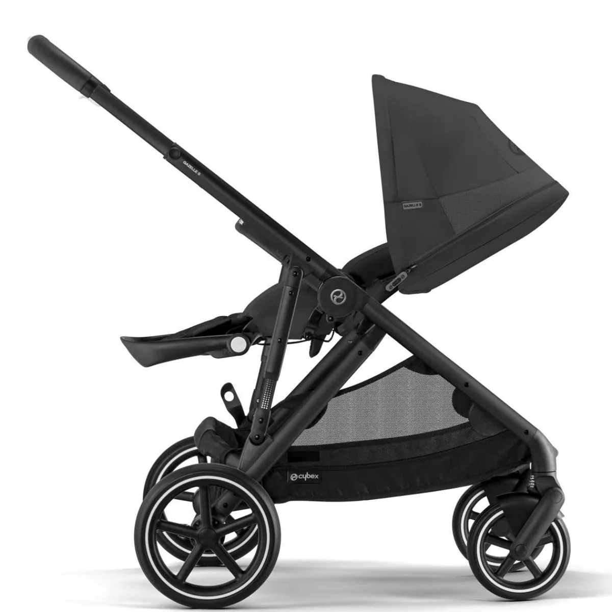 All-Terrain Strollers|Full-Sized Strollers-Cybex Gazelle S Stroller - Black/Moon Black