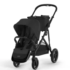 All-Terrain Strollers|Full-Sized Strollers-Cybex Gazelle S Stroller - Black/Moon Black
