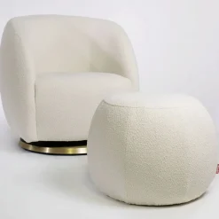 Gliders-Monte Design Gem Swivel Glider - Fabric