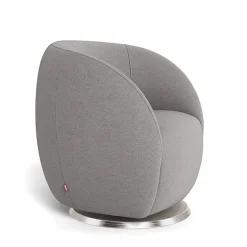 Gliders-Monte Design Gem Swivel Glider - Wool Fabric