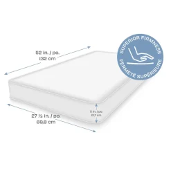 Crib Mattresses-Simmons Genesis Crib Mattress in a Box
