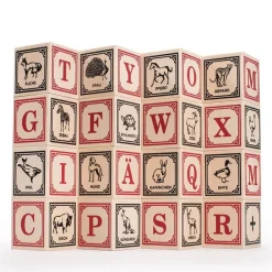 Wooden Toys|Blocks + Shape Sorters-Uncle Goose German ABC Blocks